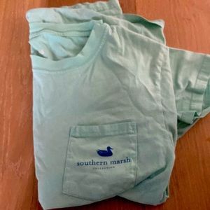 Two small shirts one medium southern marsh shirts